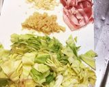 キャベツと豚バラのカレー作り方1写真