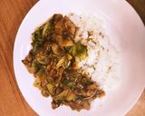 キャベツと豚バラのカレー作り方4写真