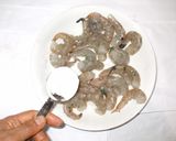 エビにんにくの芽炒め♪簡単冷え性漢方薬膳作り方5写真