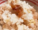 びっくりおいしい！白だしで梅干しご飯作り方4写真