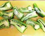 鶏ミンチ豆腐でピーマンの肉詰め＆鶏つくね作り方7写真