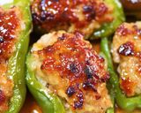 鶏ミンチ豆腐でピーマンの肉詰め＆鶏つくね作り方17写真