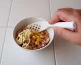 ツナコーンディップ【ディップ調理スプーン作り方3写真