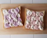 ピーナツバター＆クリームチーズデコ食パン作り方5写真