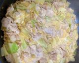 豚バラキャベツの卵とじ作り方7写真