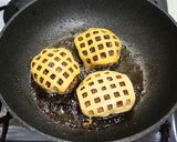 網目チーズのせデコハンバーグ作り方8写真