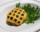 網目チーズのせデコハンバーグ作り方9写真