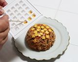 網目チーズのせデコハンバーグ作り方10写真