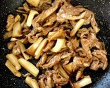 豚小間肉とエリンギの生姜甘辛炒め☆お弁当作り方7写真