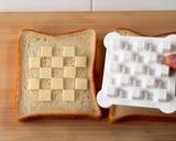 チェックトースト【チェックチーズカッター作り方8写真