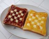 チェックトースト【チェックチーズカッター作り方14写真