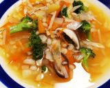 麦と野菜の朝スープ作り方3写真