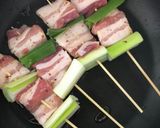 簡単☆ビーフスパイスねぎま作り方4写真