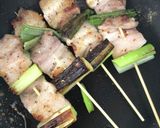簡単☆ビーフスパイスねぎま作り方5写真