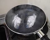 サーモン頭の味噌貝焼き作り方3写真