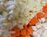 平貝とクエだし味噌のクラムチャウダー作り方1写真
