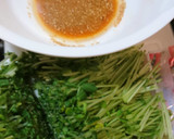 簡単！激ウマ！豆苗とカニカマのごまサラダ作り方1写真