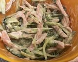 魚肉ソーセージときゅうりのサンドイッチ作り方2写真