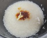 簡単！炊飯器でガーリック炒飯♡唐揚げ入り作り方1写真