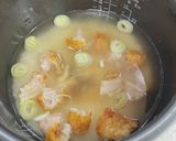 簡単！炊飯器でガーリック炒飯♡唐揚げ入り作り方2写真
