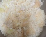 簡単！炊飯器でガーリック炒飯♡唐揚げ入り作り方3写真