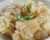簡単！炊飯器でガーリック炒飯♡唐揚げ入り作り方5写真