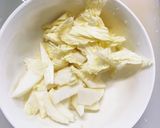 レンジ肉無塩あんかけ炒味白菜筍回鍋肉風作り方6写真
