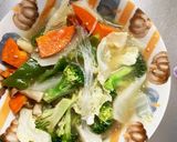 レンジ肉無塩あんかけ炒味白菜筍回鍋肉風作り方16写真