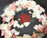 ソーセージとビーンズのミネストローネ作り方4写真