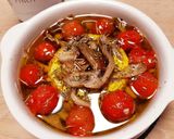 ワインに合う♪トマトとチーズのアヒージョ作り方6写真