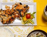 海苔が合う!山芋と胸肉のコロコロ焼き作り方8写真