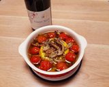 ワインに合う♪トマトとチーズのアヒージョ作り方7写真