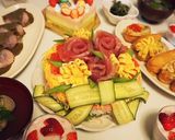 ちらし寿司ケーキ♡ひな祭り♡誕生日にも♡作り方12写真