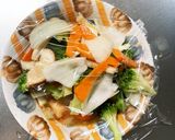 レンジ肉無豆腐ヤンニョムチキン味野菜炒め作り方13写真