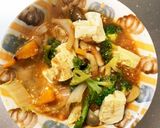 レンジ肉無豆腐ヤンニョムチキン味野菜炒め作り方15写真