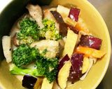 肉無しゴマ味噌豆乳坦々麺炒め味春雨炒め煮作り方13写真