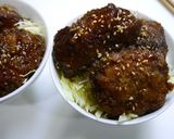 簡単！ソースかつ丼　白だし風味作り方4写真