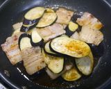 簡単!豚バラとろとろ茄子の醤油焼き作り方5写真