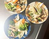 もやしブロッコリー味噌キムチ炒味野菜炒め作り方10写真