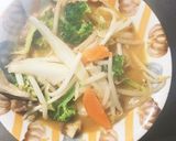 もやしブロッコリー味噌キムチ炒味野菜炒め作り方11写真