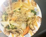 もやしブロッコリー味噌キムチ炒味野菜炒め作り方16写真