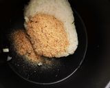 サラダチキンと茅乃舎の出汁で鳥雑炊作り方2写真
