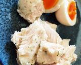 サラダチキンと茅乃舎の出汁で鳥雑炊作り方3写真