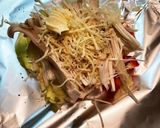 アルミホイルで！鮭のちゃんちゃん焼き風作り方2写真