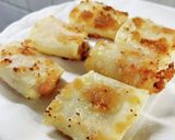 明太子とチーズ&ベーコンの餃子の皮巻き♡作り方7写真