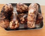 里芋の煮物〜唐辛子とゴマ油入り〜作り方1写真