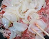簡単！旨辛♪豚こまと玉ねぎのピリマヨ炒め作り方4写真
