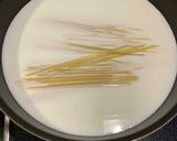 【カルシウム】たらこクリームパスタ作り方1写真