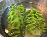 生めかぶの茎のサラダ作り方3写真