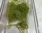 生めかぶの茎のサラダ作り方5写真